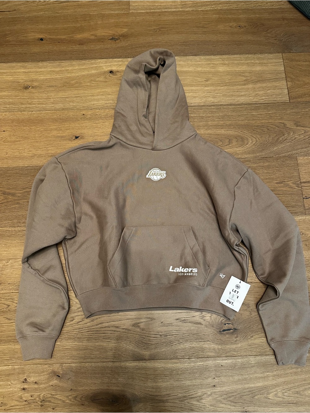 Los Angeles Lakers ‘47 Sue Foundation Hoodie Sweatshirt - Tan